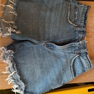 Abercrombie & Fitch “The Dad Short” High Rise Denim Shorts